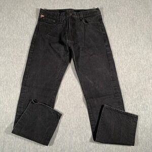 Denim & Supply Ralph Lauren Jeans Mens 33x34 Black Straight Leg Denim Jeans